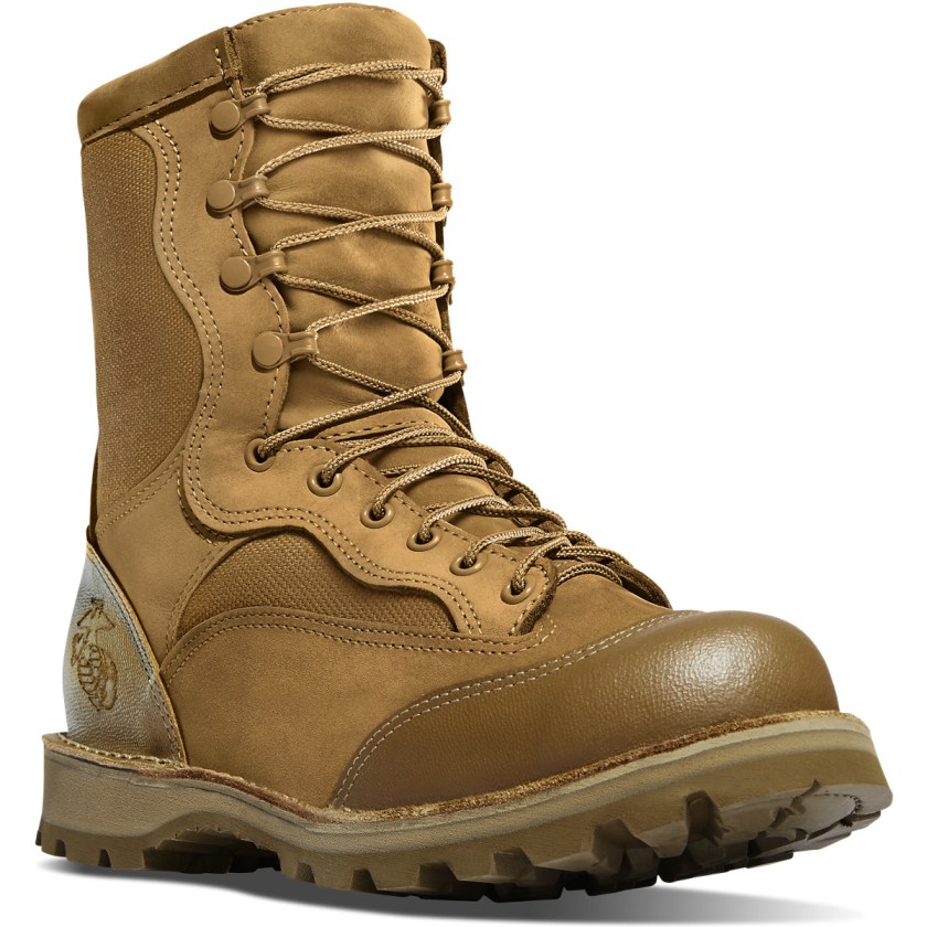 Bottes Militaires Danner USMC Rat Mojave Steel Toe Marron Homme | FSL-9592638