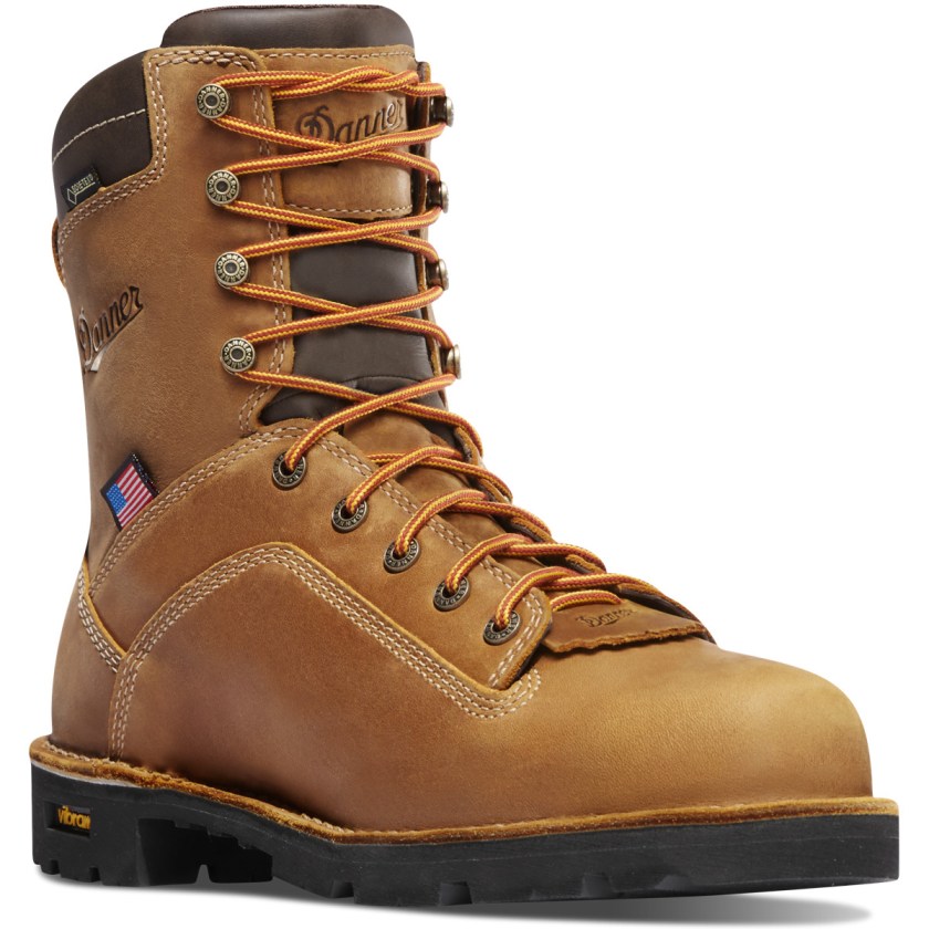 Bottes de Travail Danner Quarry USA Waterproof Marron Homme | SQZ-0158079