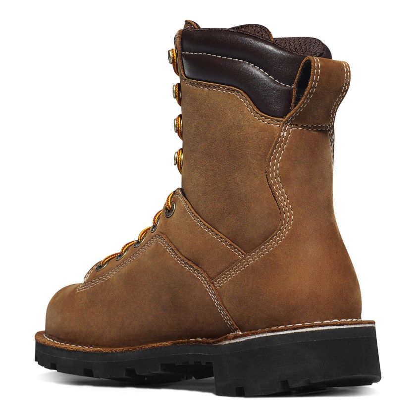 Bottes de Travail Danner Quarry USA Waterproof Marron Homme | SQZ-0158079