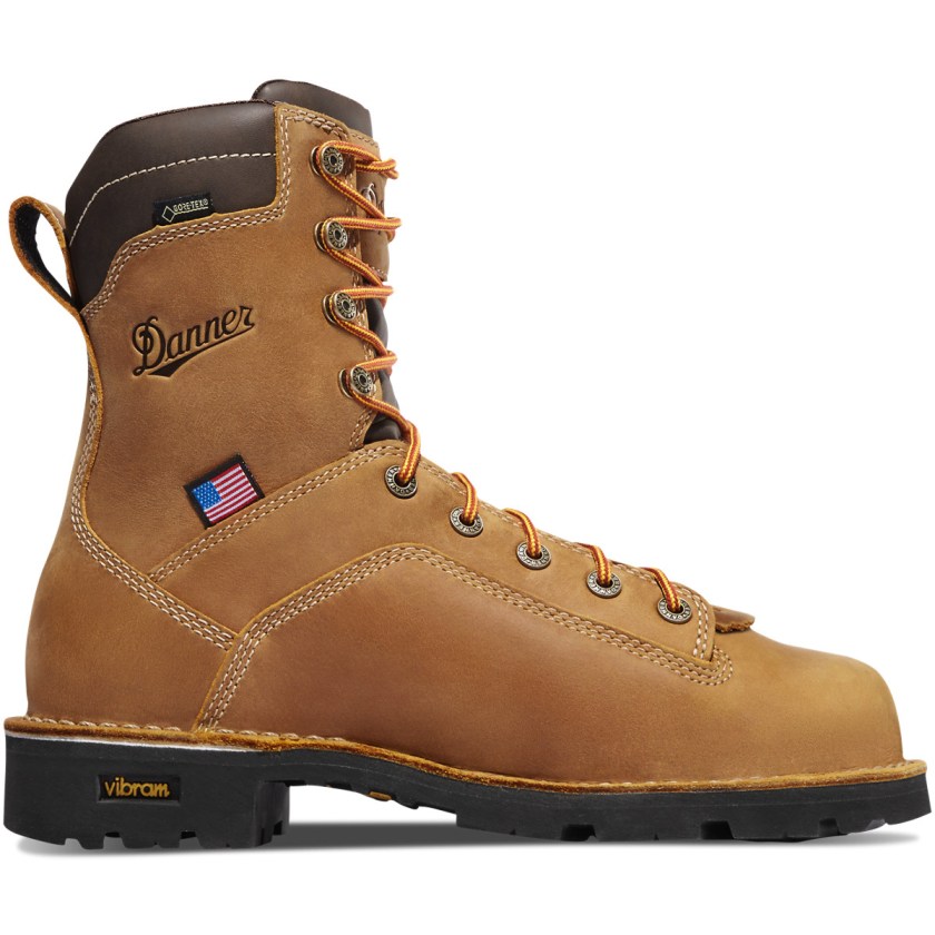 Bottes de Travail Danner Quarry USA Waterproof Marron Homme | SQZ-0158079