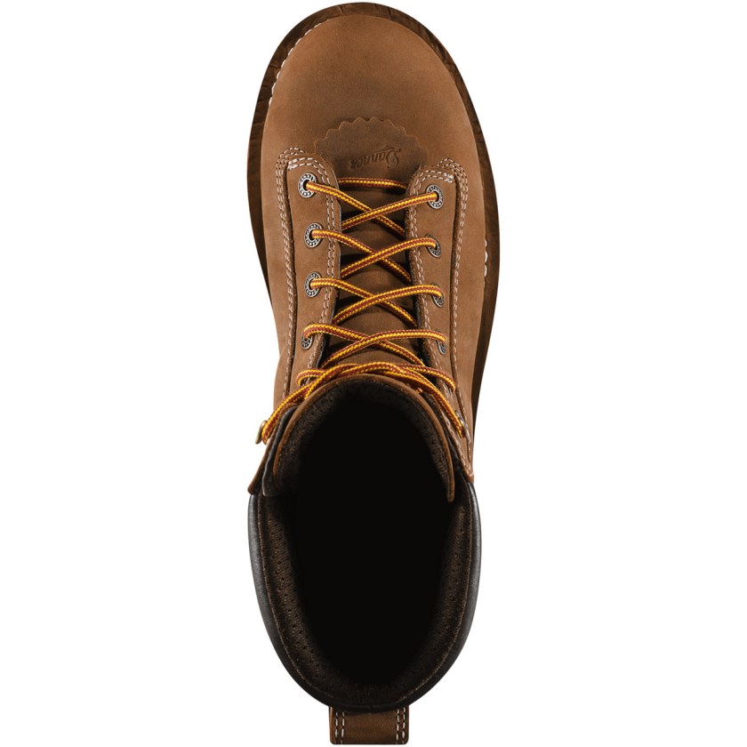 Bottes de Travail Danner Quarry USA Alloy Toe Waterproof Marron Homme | IZN-6365455