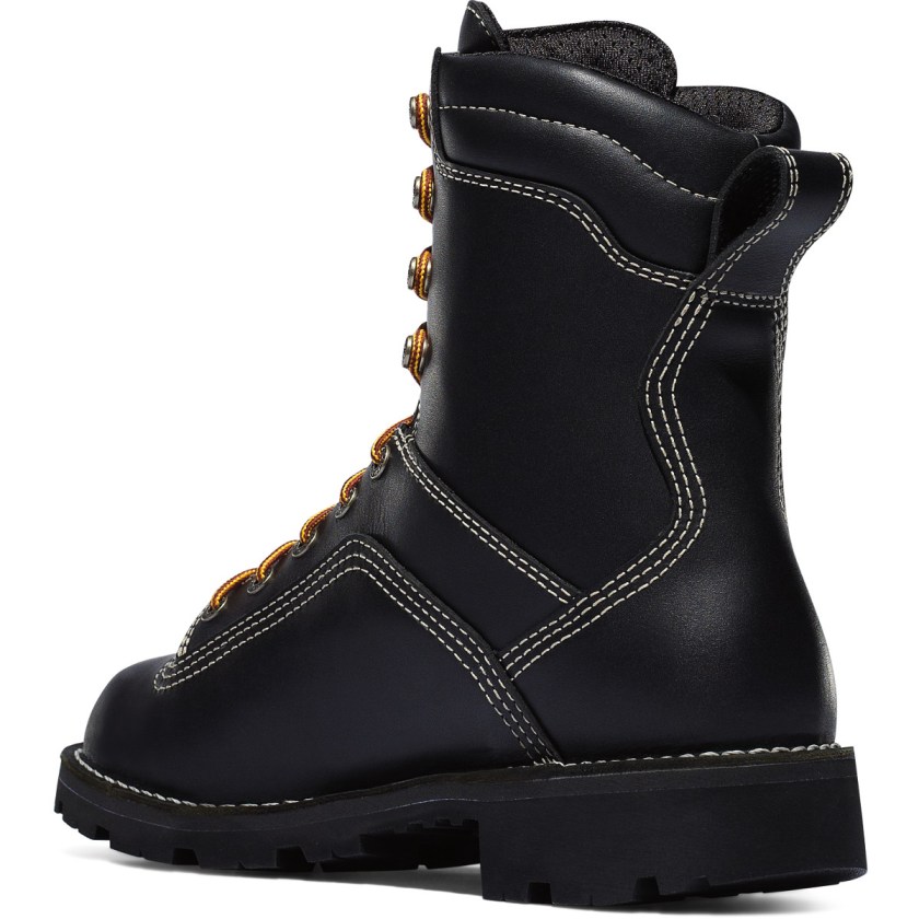 Bottes de Travail Danner Quarry USA Waterproof Noir Homme | SLI-0564581