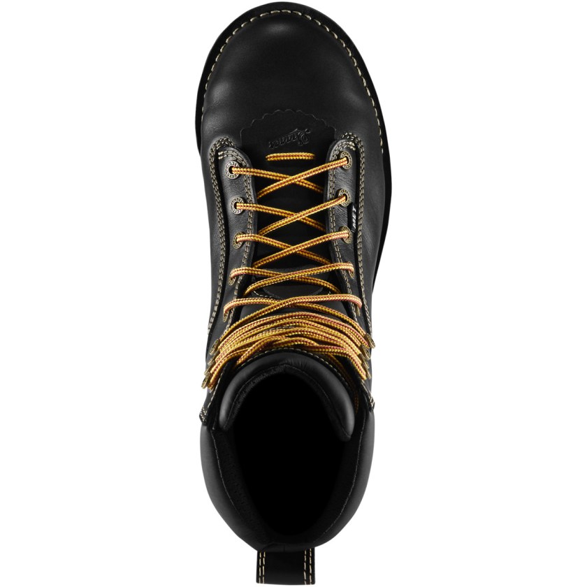 Bottes de Travail Danner Quarry USA Alloy Toe/MET Guard Waterproof Noir Homme | AEM-1064160