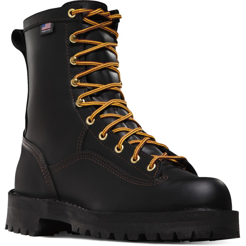 Bottes de Travail Danner Rain Forest Waterproof Noir Homme | WYW-7344593