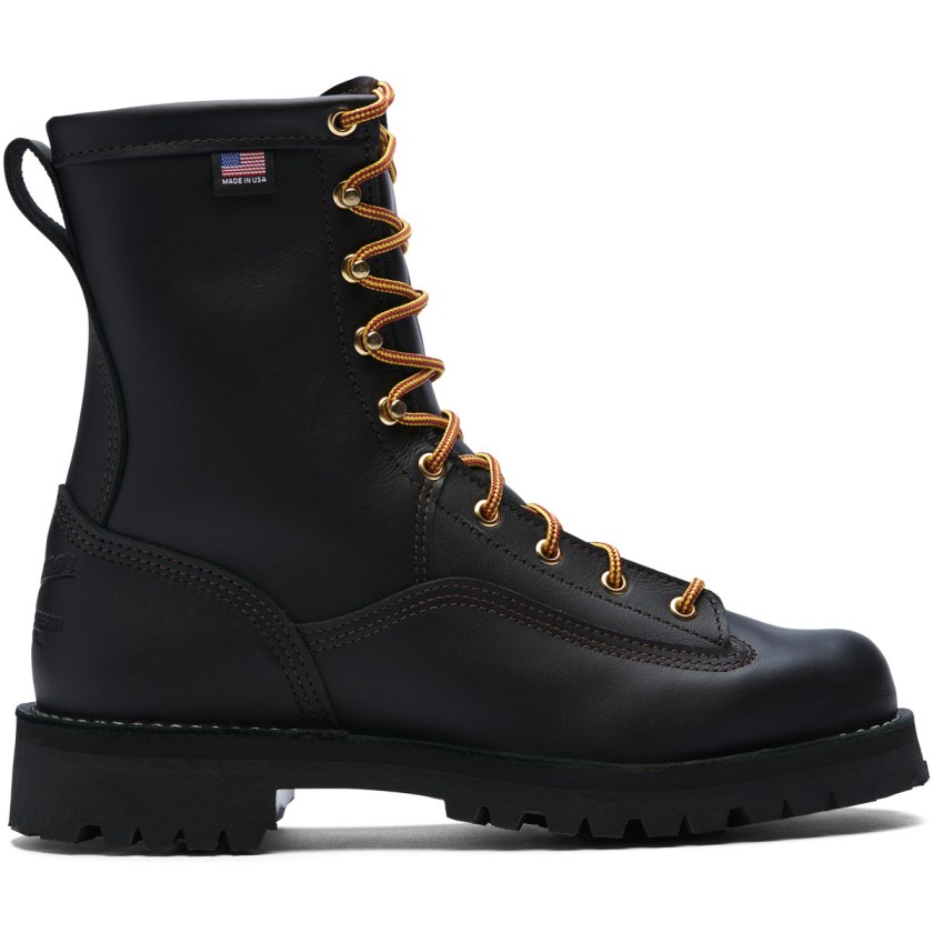 Bottes de Travail Danner Rain Forest Waterproof Noir Homme | WYW-7344593