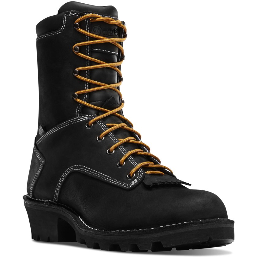 Bottes de Travail Danner Logger Waterproof Noir Homme | UCV-5636618