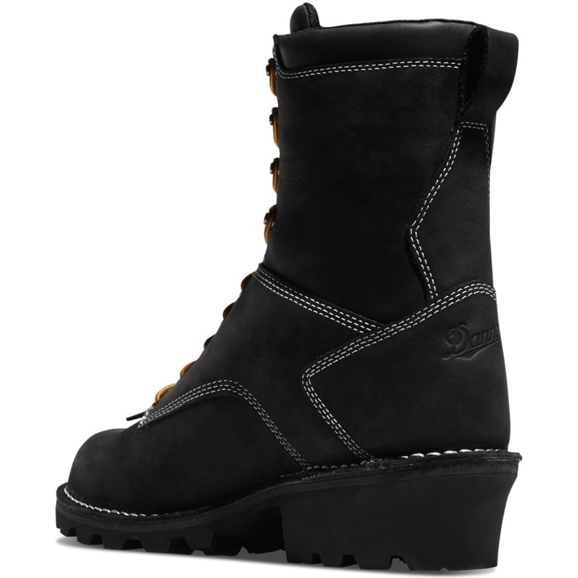 Bottes de Travail Danner Logger Waterproof Noir Homme | UCV-5636618