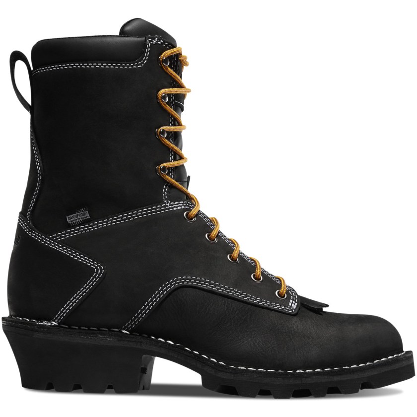 Bottes de Travail Danner Logger Waterproof Noir Homme | UCV-5636618