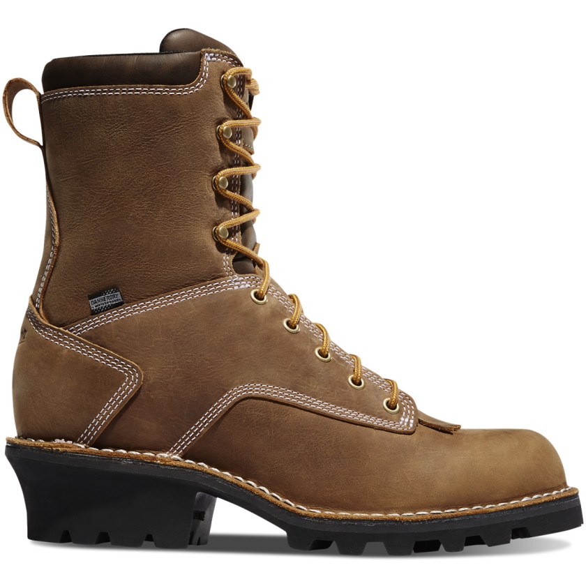 Bottes de Travail Danner Logger Waterproof Marron Homme | KFV-4694878