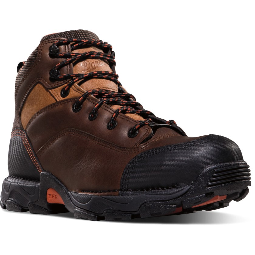 Bottes de Travail Danner Corvallis Waterproof Marron Homme | BEQ-9494323