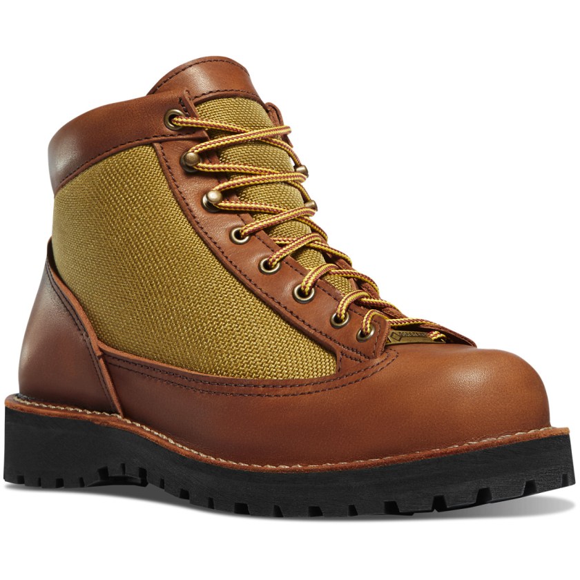 Bottes Randonnée Danner Light Revival Waterproof Marron Jaune Femme | TID-2617506