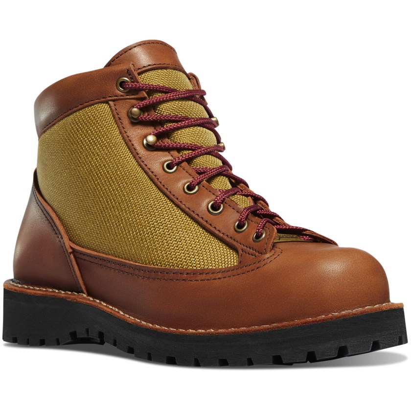 Bottes Randonnée Danner Light Revival Waterproof Marron Jaune Femme | TID-2617506