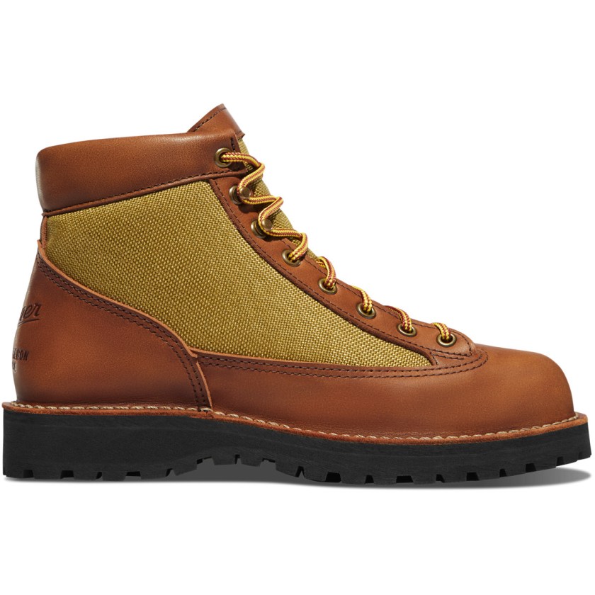 Bottes Randonnée Danner Light Revival Waterproof Marron Jaune Femme | TID-2617506