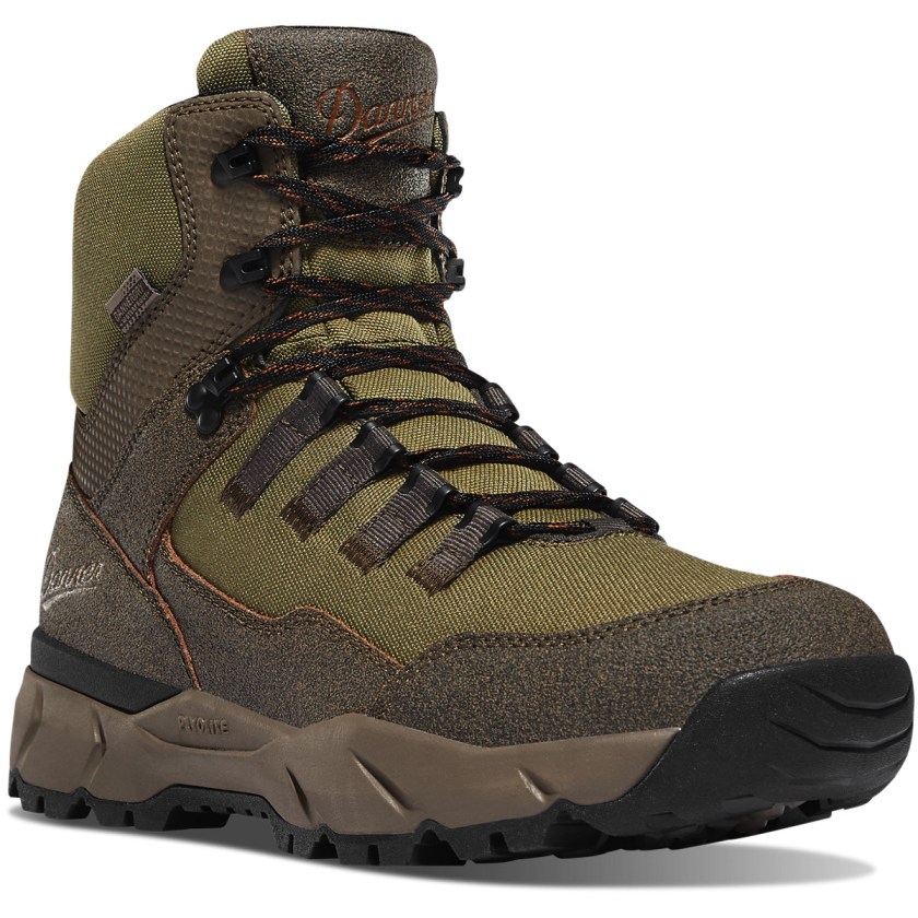 Bottes Randonnée Danner Vital Trail Waterproof Marron Vert Olive Homme | UBQ-4643541