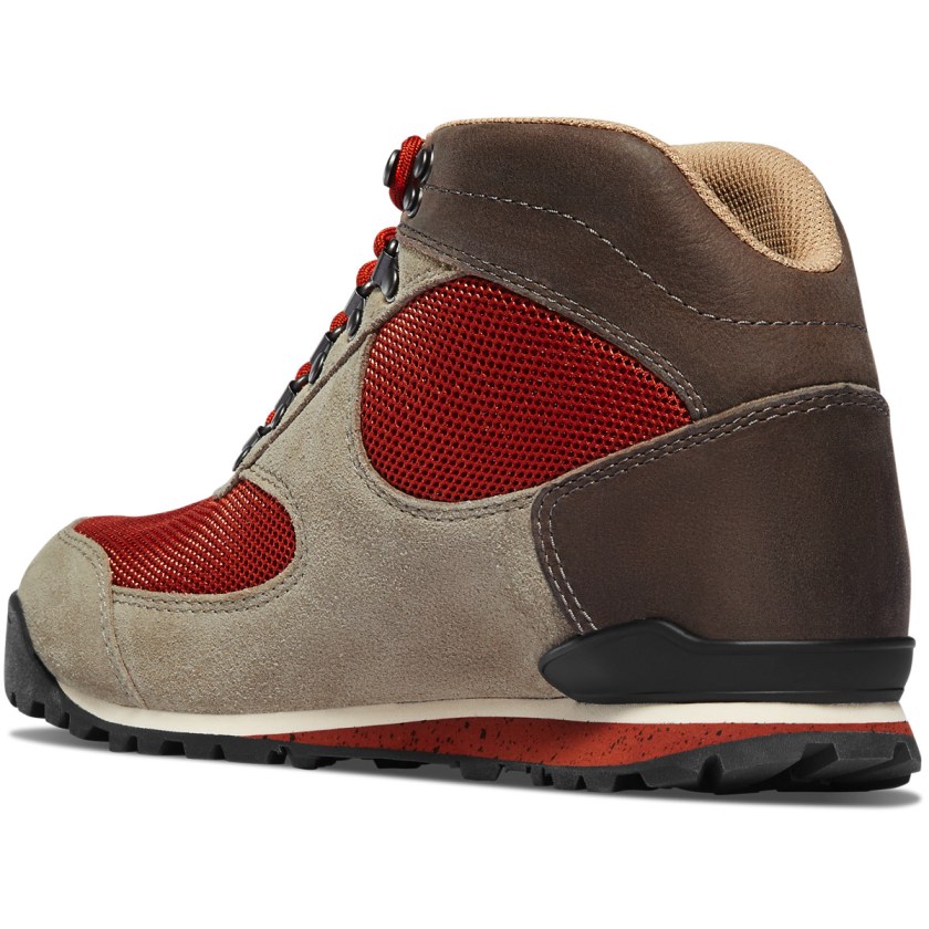 Bottes Randonnée Danner Jag Dry Weather Marron Rouge Femme | VLD-6595510