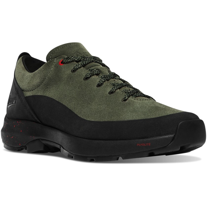 Chaussures Randonnée Danner Caprine Low Suede Vert Homme | OBJ-3360864