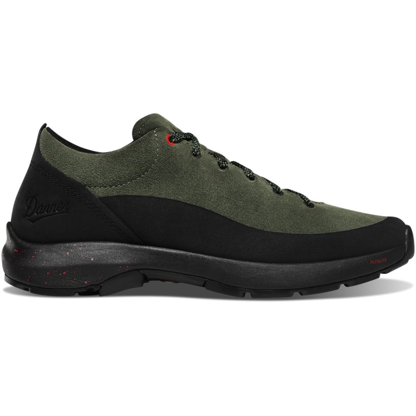 Chaussures Randonnée Danner Caprine Low Suede Vert Homme | OBJ-3360864