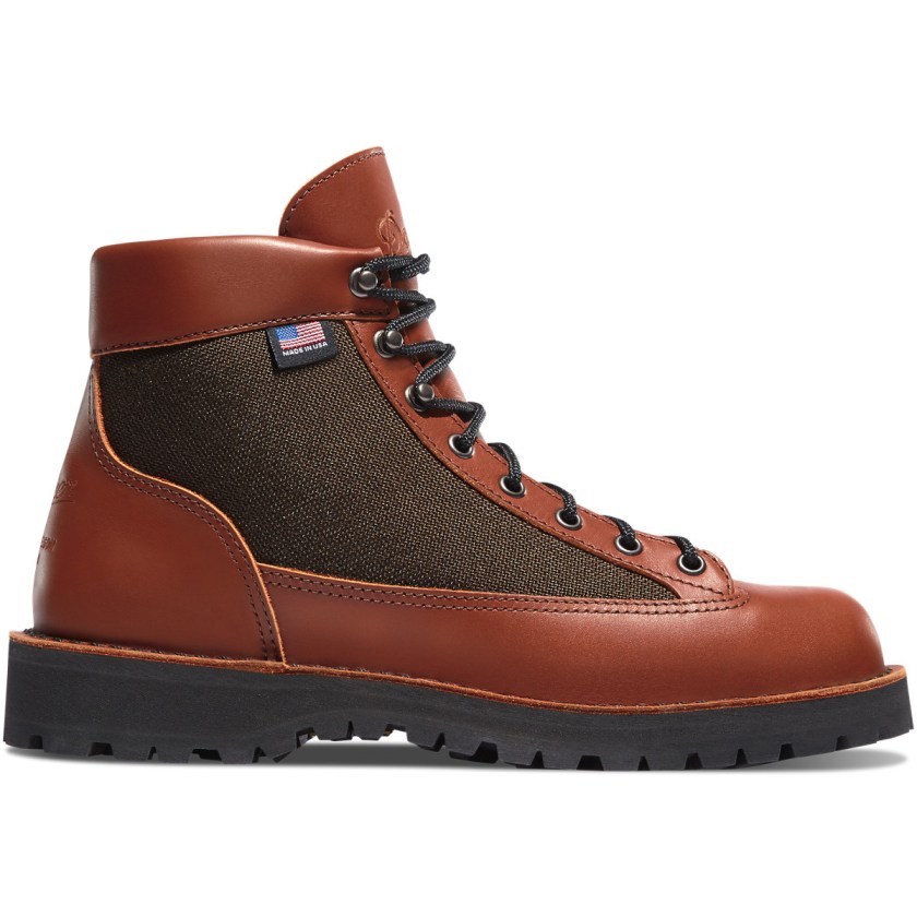 Bottes Randonnée Danner Light Waterproof Bordeaux Homme | GOO-4826647