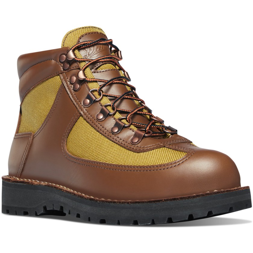 Bottes Randonnée Danner Feather Light Revival Waterproof Marron Jaune Homme | NLE-7374990