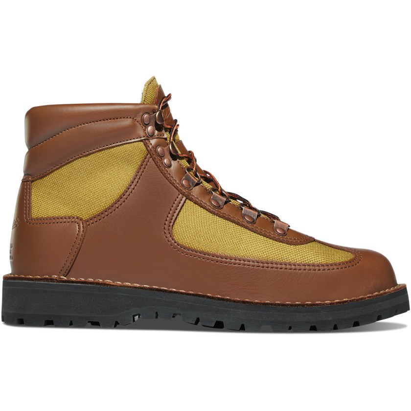 Bottes Randonnée Danner Feather Light Revival Waterproof Marron Jaune Homme | NLE-7374990