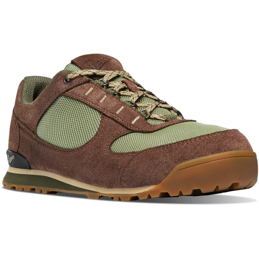 Bottes Randonnée Danner Jag Low Marron Vert Homme | DPC-0130574