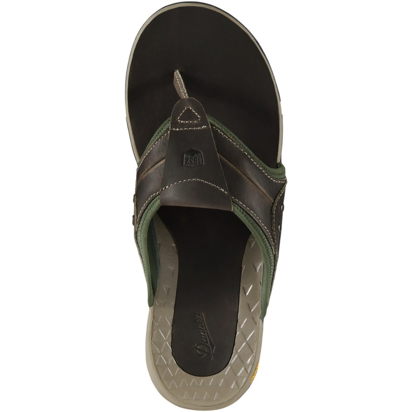 Sandales Danner Lost Coast Grise / Vert Homme | XOE-6364753