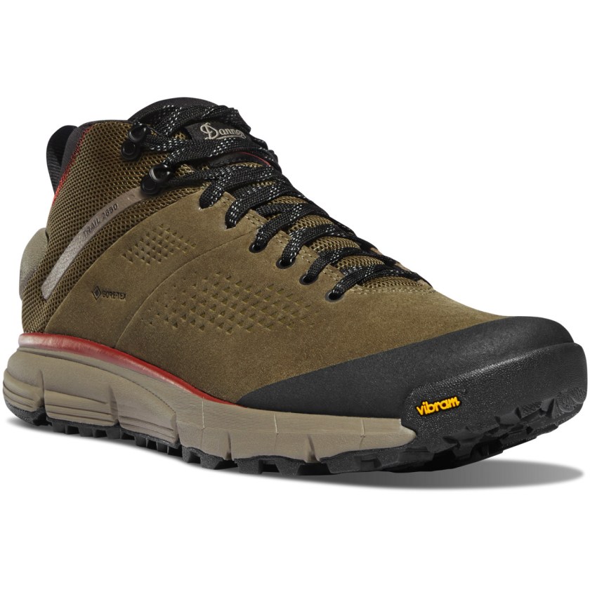 Bottes Randonnée Danner Trail 2650 GTX Mid Waterproof Vert Olive Homme | PIR-1091562