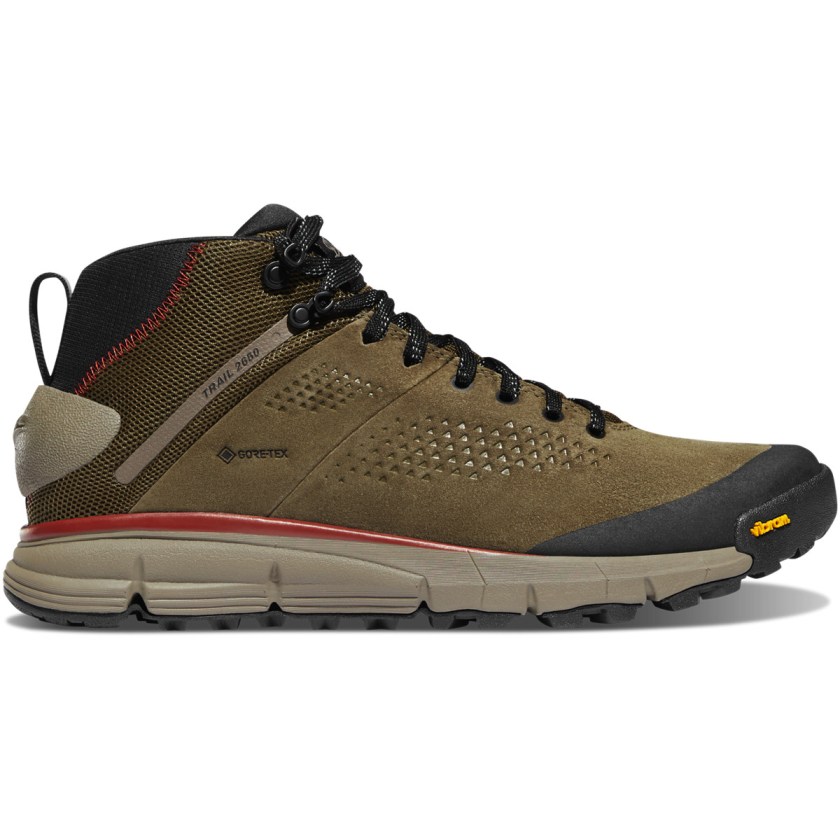 Bottes Randonnée Danner Trail 2650 GTX Mid Waterproof Vert Olive Homme | PIR-1091562